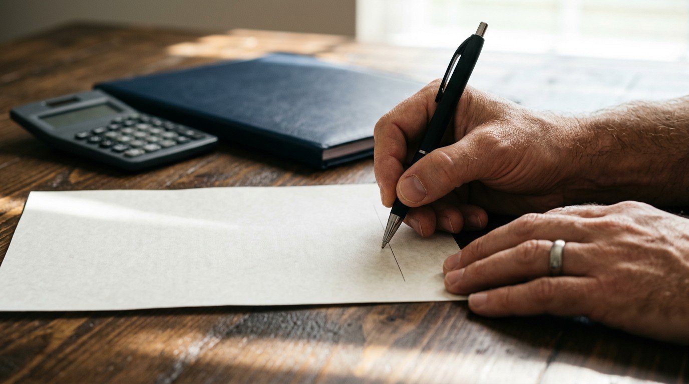 A candidate signs a non-disclosure document preventing the release of official nascla test questions.